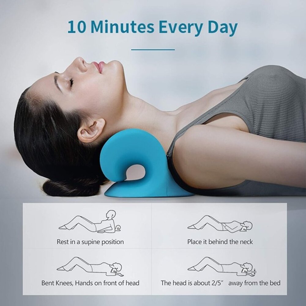 Neck and Shoulder Relaxer, Cervical Traction Device for TMJ Pain Relief - Picture 9 of 10